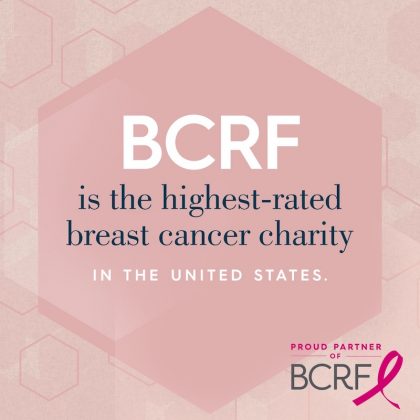 BCRF is the highest-rated breast cancer charity
