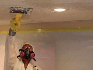 Church Popcorn Ceiling Makeover