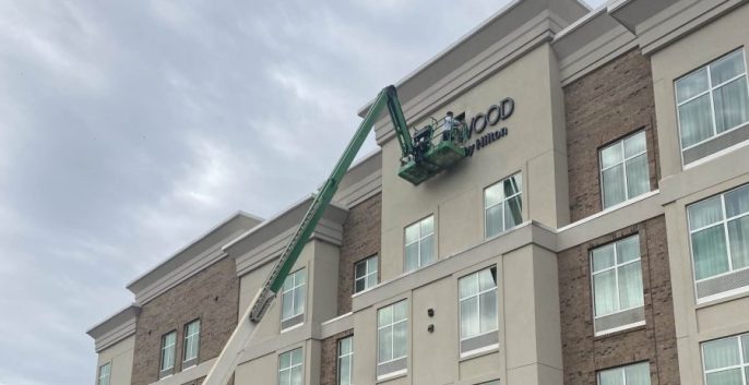 Check out our Commercial Stucco and Repair