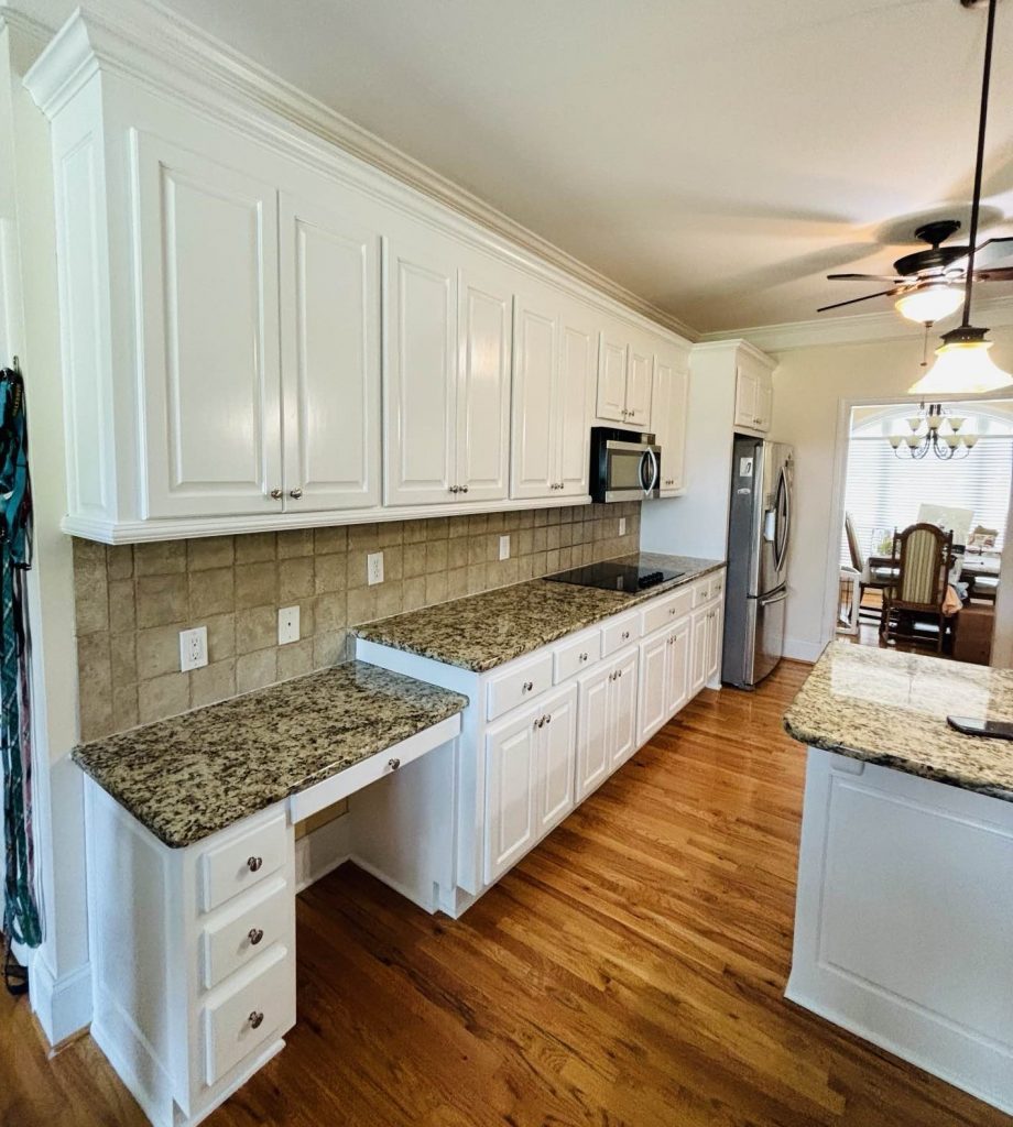 cabinets after