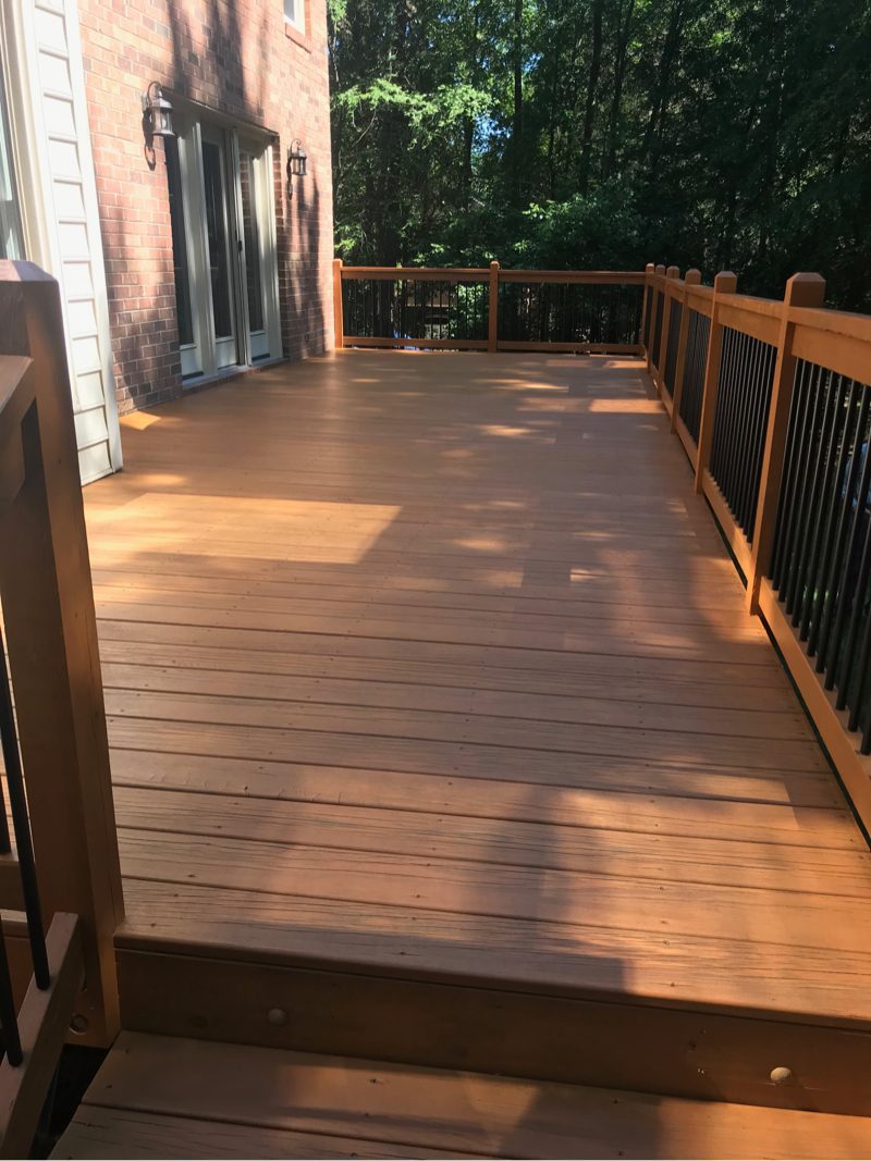 Stained Porch with natural cedar finish color Preview Image 1