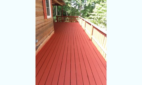 SW3020 Cape Cod Red Deck Painting
