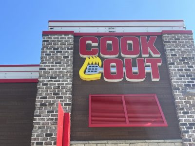 Cookout Trim and Shutter Repainted