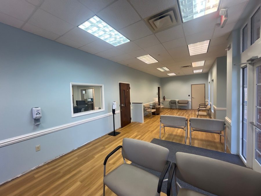 blue painted doctors office interior Preview Image 1