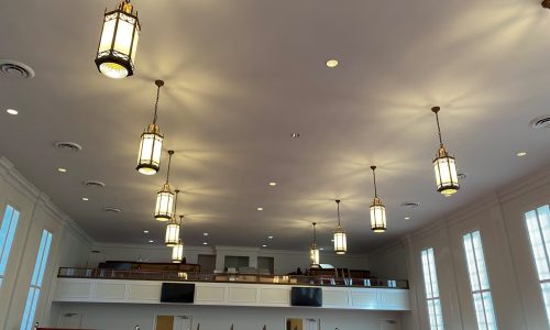 Popcorn Ceiling Removal and Painted