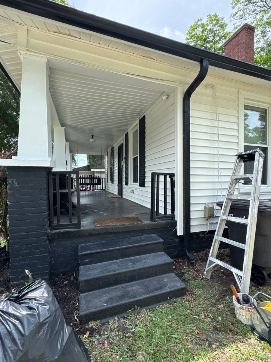 white painted siding on home exterior Preview Image 3