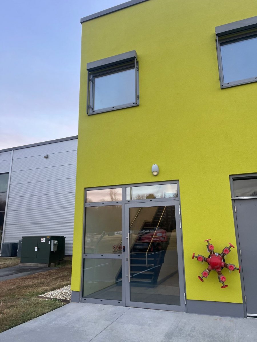 yellow painted commercial building exterior Preview Image 2