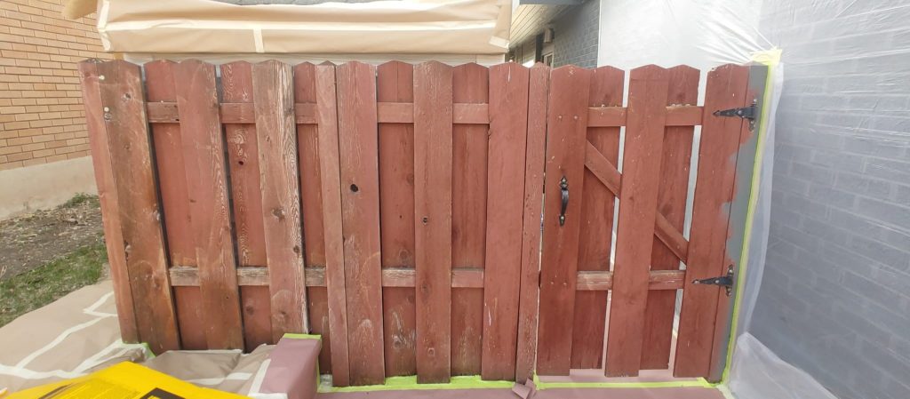 before fence