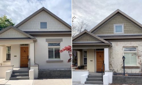 Exterior Painting Before and After