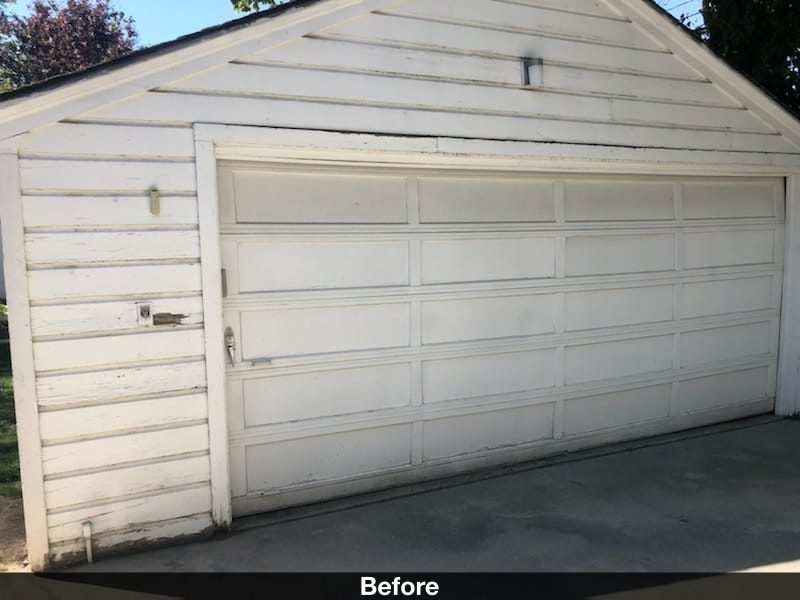 Garage door before painting Preview Image 1