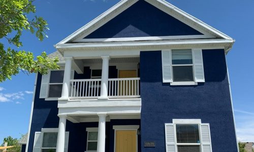 Dark Blue Stucco