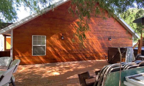 Residential Exterior Staining