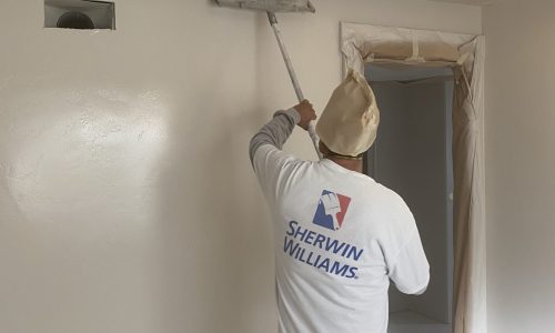 Back Rolling Second Coat