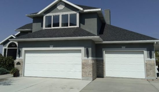 residential stucco home after photo