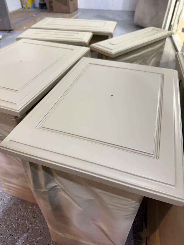 painted cabinet doors drying Preview Image 5
