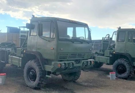 Trucks After Painting