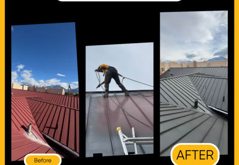 Metal Roof Repaint Project