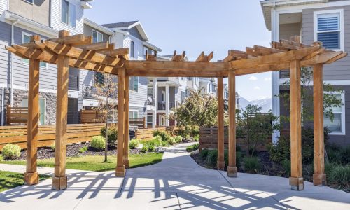 Pergola Before Painting