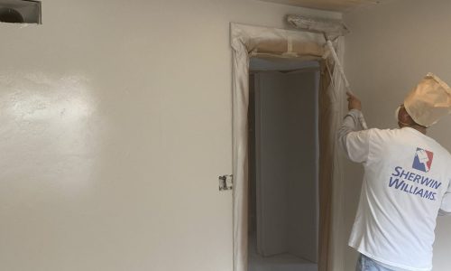 Back Rolling Second Coat