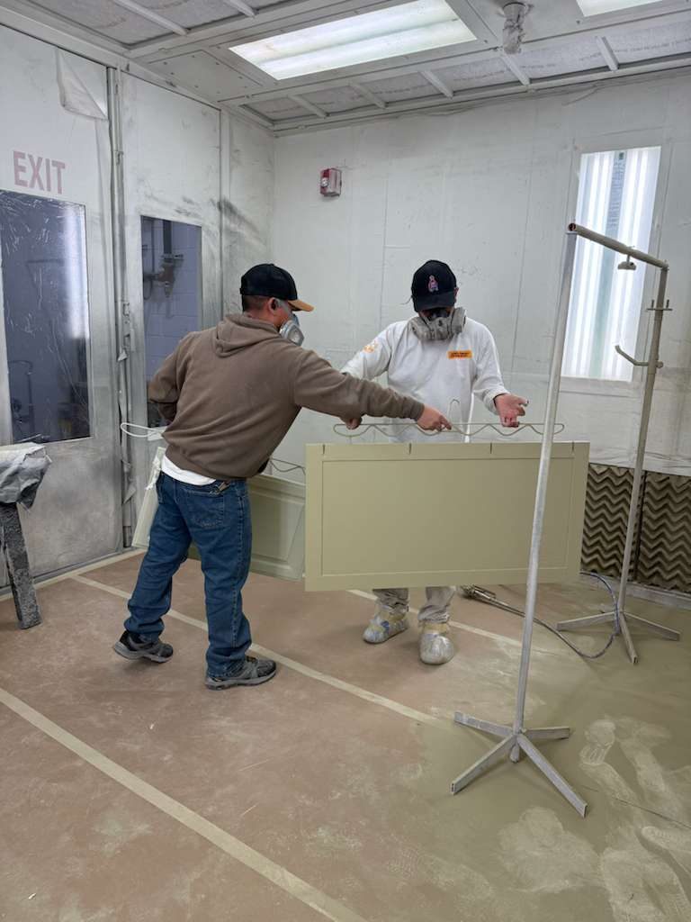 painter spraying cabinets Preview Image 4