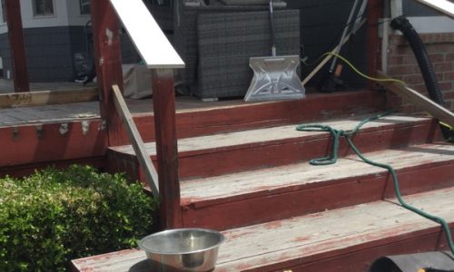 Deck Staining Preparation