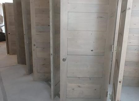 interior door painting preperation.