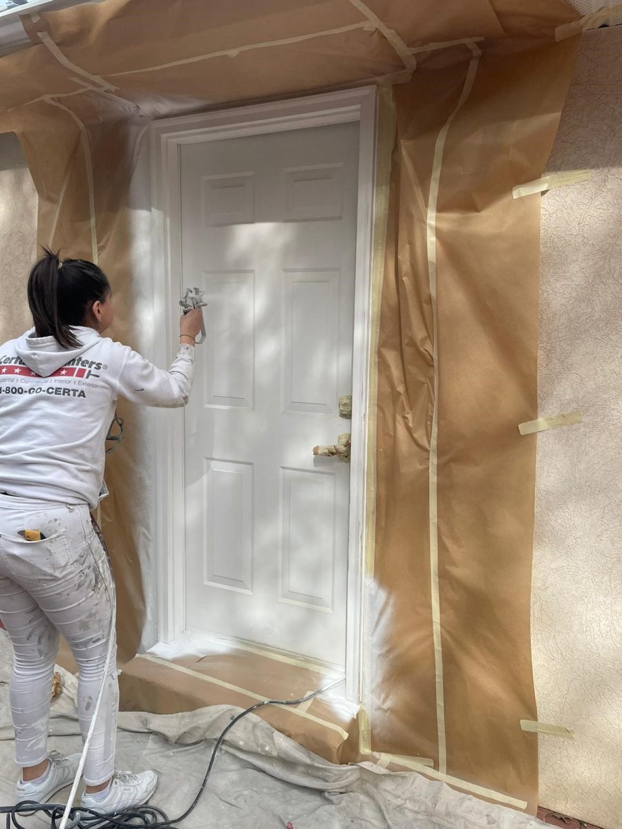 During Cabinet Painting Preview Image 3