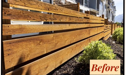 Fence Before Painting