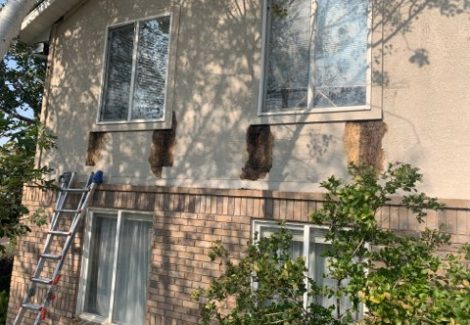 Removing Damaged Stucco