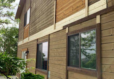 Wooden Exterior Handyman Work