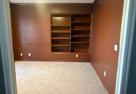 Vintage Brown Den Repaint