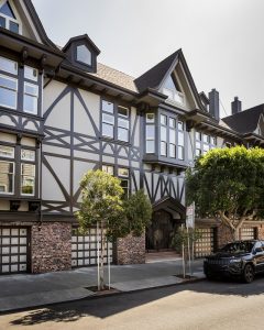 Tudor-style house painted by CertaPro Painters of San Francisco