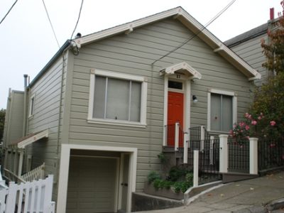 Exterior house painting in Bernal Heights by CertaPro Painters of San Francisco, CA