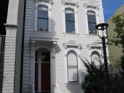 Exterior house painting in Mission Dolores by CertaPro Painters of San Francisco, CA