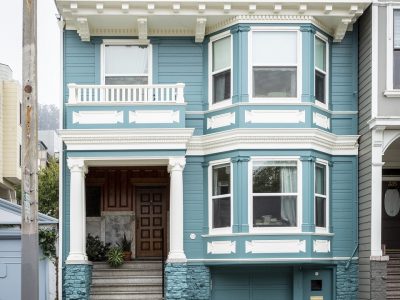 Exterior house painting in Cole Valley