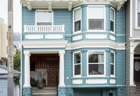 Exterior house painting in Cole Valley