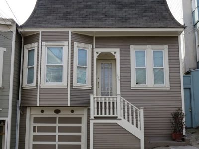 Exterior house painting in Bernal Heights by CertaPro Painters of San Francisco, CA