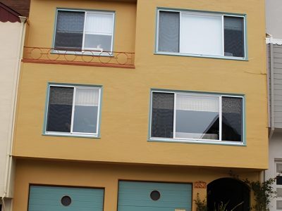 Yellow Stucco Exterior