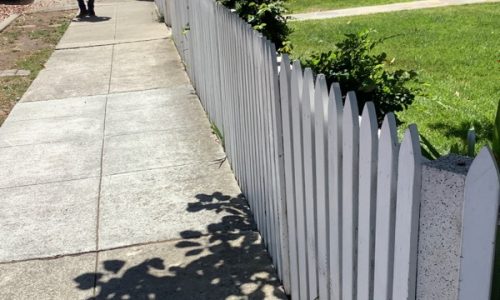 Dilapidated Picket Fence