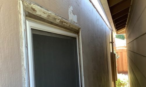 Damaged Window Trim