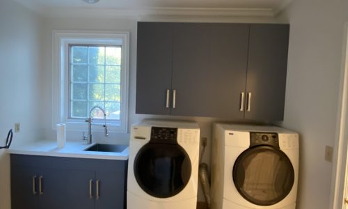 Laundry Cabinet Painting