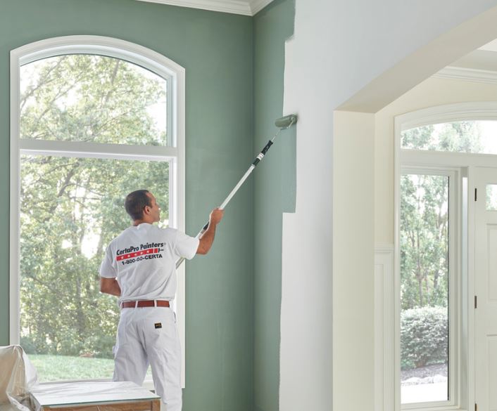 How To Paint High Ceilings And Walls