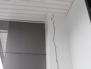 cracked stucco
