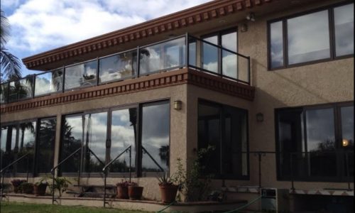 Brown Two-Story Stucco