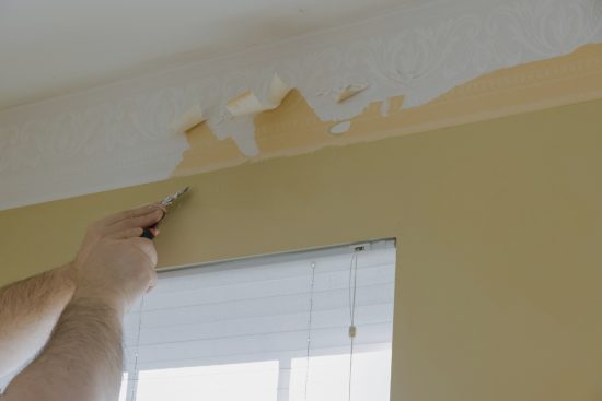 Wallpaper Removal In Process