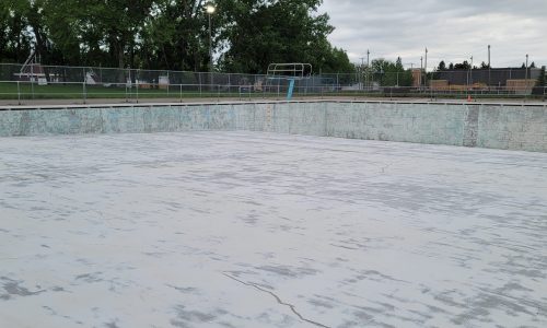 before pool paint