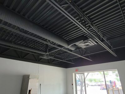 retail ceiling painting
