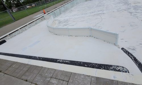 before pool painting