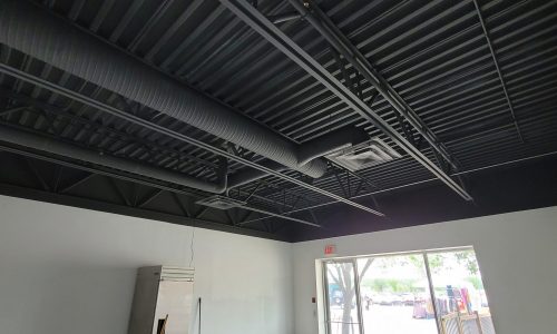 retail ceiling painting