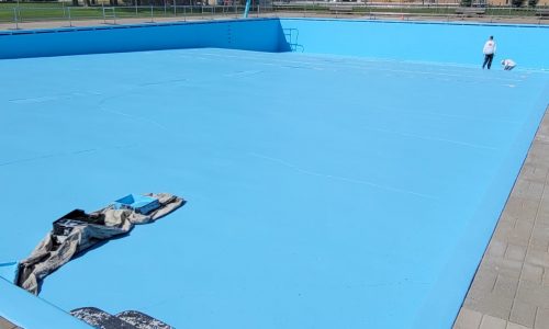 Progress Pool Painting